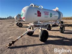 American Welding 1000-Gallon NH3 Tank On Running Gear 