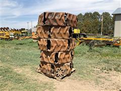 Metal Sprinkler Tracks W/Tires 