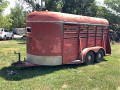 1969 Okla 16’ T/A Livestock Trailer 