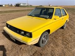 1985 Renault (AMC) Encore 3-Door Hatchback Car 