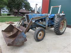 Ford 6600 2WD Tractor W/Loader 