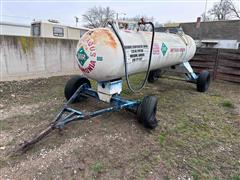 1000-Gallon Anhydrous Ammonia Tank 