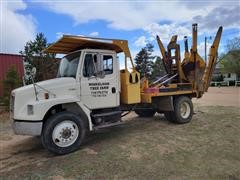 1993 Freightliner F80 S/A Tree Spade Truck 