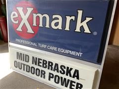 Dualite EXmark Double-Sided Dealership Sign 