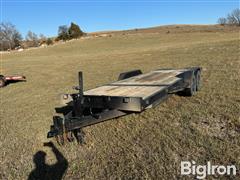 2010 Friesen 22' T/A Tiltbed Flatbed Trailer 