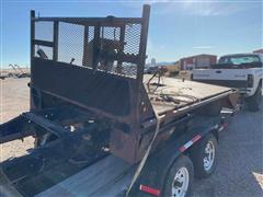 Winch Truck Bed W/Gin Poles And Rolling Tailboard 