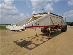 1985 Ranch 38' T/A Belly Dump Trailer 