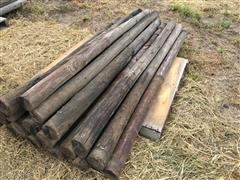 Wooden Fence Posts 