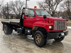 1991 GMC TopKick C7000 S/A Flatbed Truck 