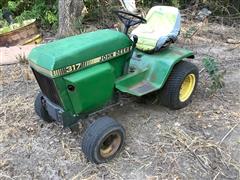 John Deere 317 Lawn Tractor 