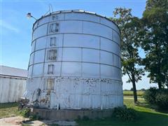 Super Steel 6,000 Bushel Drying Grain Bin W/Stirators 