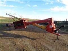 Westfield MK 100 - 71 Portable Grain Auger W / Swing Away Hopper 