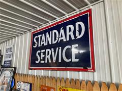 Standard Service Metal Sign 