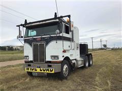 1989 Peterbilt 362 T/A Cabover Truck Tractor 