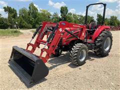 2018 Mahindra 2655 MFWD Compact Utility Tractor W/Loader 