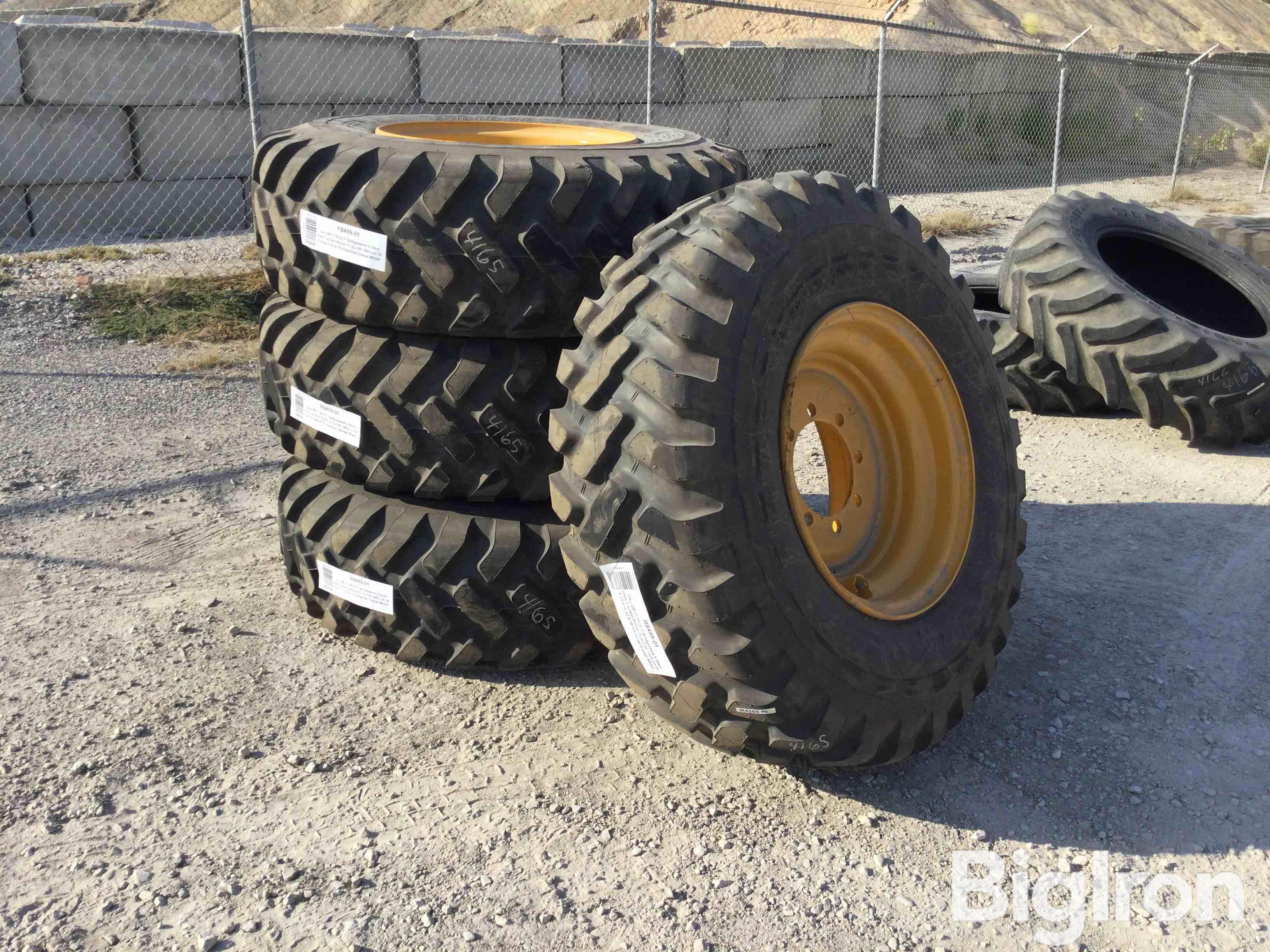 Bridgestone 17.5 R25 Endloader With 8-10.82 Bolt Pattern Tires & Wheels 