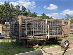 Shop Built Trailer And Mesh Livestock Panels 