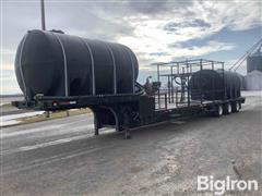 1994 Wabash Tri/A Drop Deck Sprayer Tender Trailer 