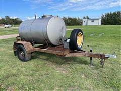 Shop Built 500-Gal SS Used Oil Transfer S/A Trailer 