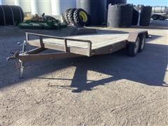 1999 Neal T/A Flatbed Trailer 