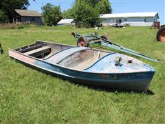 1963 Aluma Craft 16' V Bow Boat 