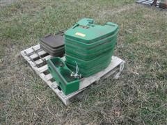 John Deere Weight Bracket W/ Suitcase Weights 