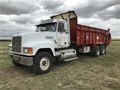 1998 Mack CH613 T/A Truck W/MMI XHD-22 Manure Spreader Box 