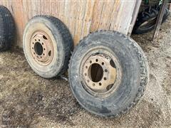 Mounted 10.00R20 Truck Tires 