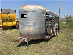 1979 Bumper Pull T/A Livestock Trailer 