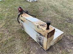 110 Gallon L-Shaped Fuel Tank w/ 12V Pump 