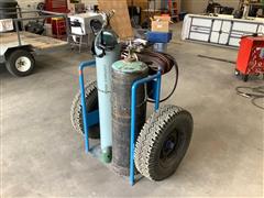 Oxygen/Acetylene Torch W/Cart 