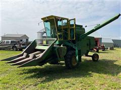 1969 John Deere 55 Corn Special 2WD Combine & Head 