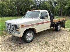 1983 Ford F150 4x4 Flatbed Pickup 