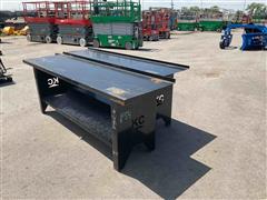 2023 Kit Containers 90" Industrial Steel Work Benches 