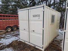 2023 12' Storage Container w/ Window & Door 