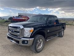 2012 Ford F250 Lariat Super Duty 4x4 Extended Cab Pickup 