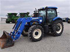 2013 New Holland T6050 MFWD Tractor W/Loader 