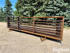 24' Freestanding Livestock Panels W/Gate 