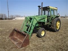 1971 John Deere 4320 2WD Tractor W/Great Bend 770 Quick Tach Loader 