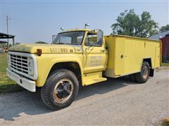 1976 Ford F750 S/A Fire Truck 