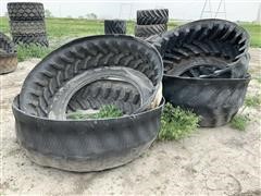 Turned Tire Feed Bunks 