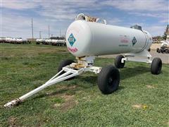 Consumers 1000-Gal Anhydrous Nurse Tank On Running Gear 