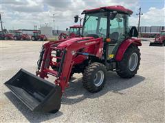 2022 Mahindra 2660 HST CAB Compact Utility Tractor W/Loader 