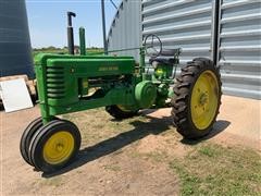 1949 John Deere B 2WD Tricycle-Front Tractor 