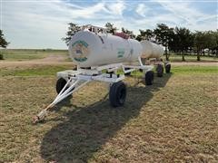 Tandem 1000 Gallon Anhydrous Ammonia Tank Trailers 