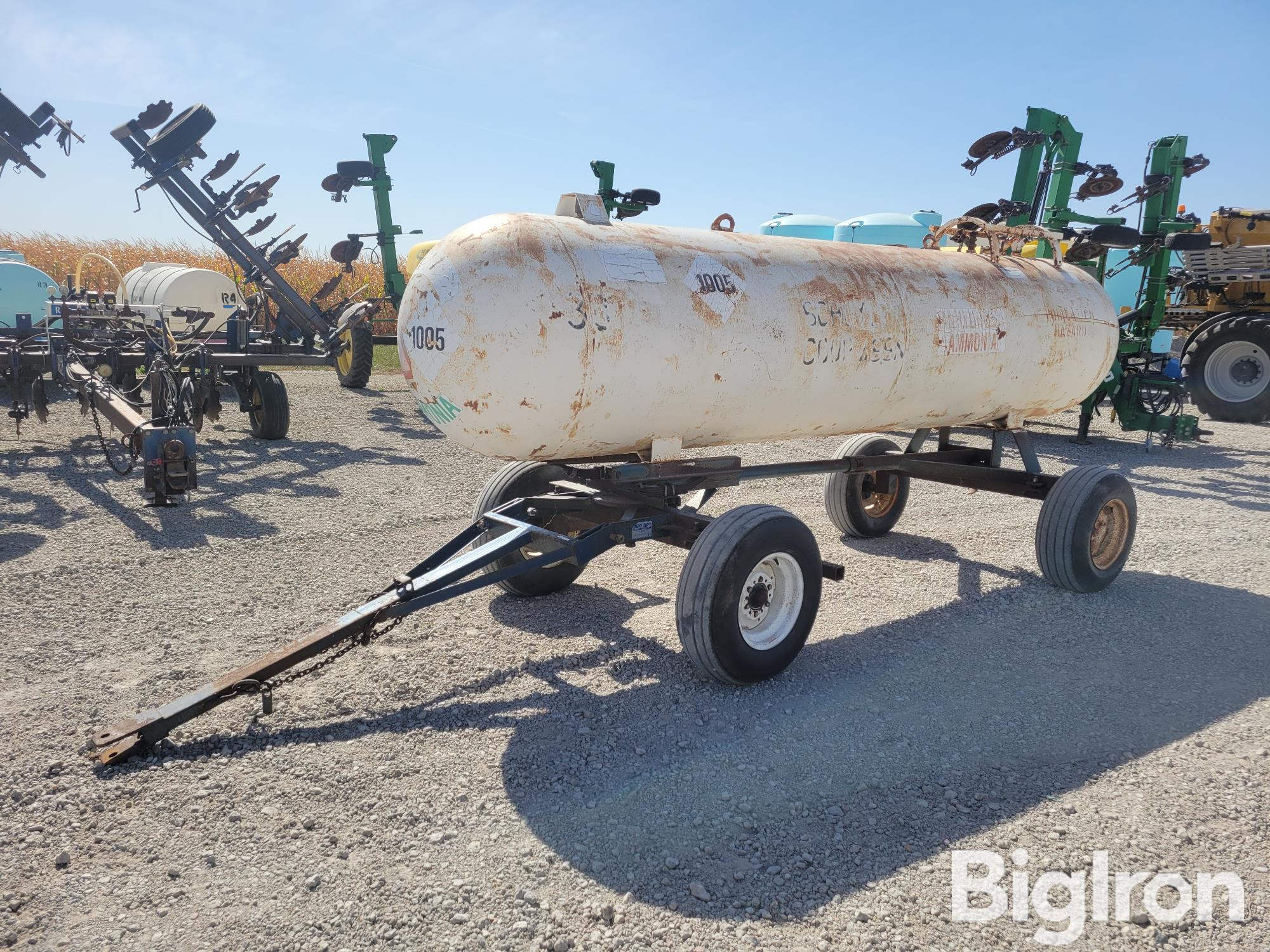 Anhydrous Tank On Running Gear 