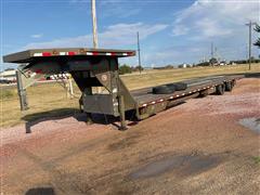 2019 Load Trail 44' T/A Spread Axle Gooseneck Flatbed Trailer 