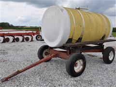 1,500 Gal Transfer Tank On Running Gear 