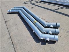 Lindsay 1284790 6" Galvanized Z Pipe 