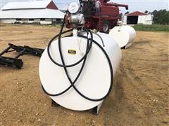 500-Gallon Fuel Tank W/Pump & Meter 